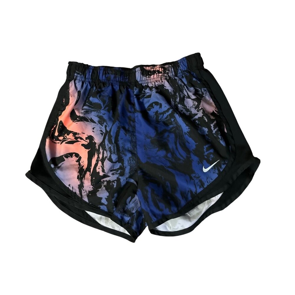 Nike Womens Printed Athletic Running Shorts XS Multicolor With Drawstring - Picture 3 of 14